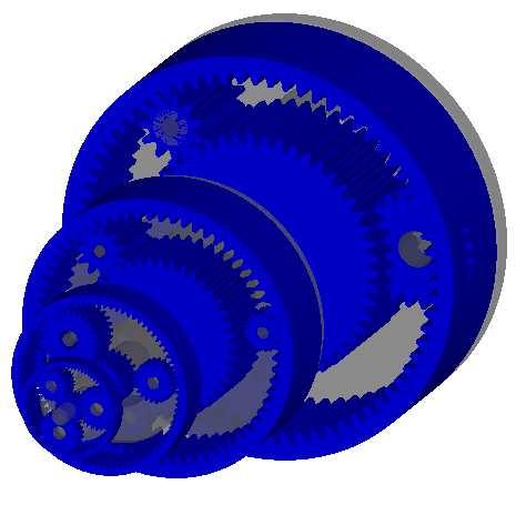 The results such as weight, power loss, manufacturing price, torque capacity can be visualized in 3D-diagrams, in which the numbered variants are displayed.