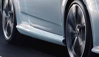 Side sills* Accentuate the dynamic body contours and give your Audi an