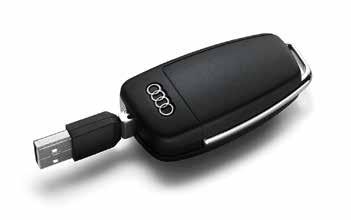 Communication 13 Audi USB memory key The exclusive storage device