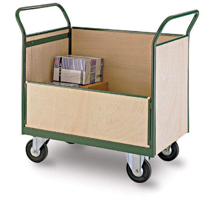 Colour choices are yellow, blue or green (please specify at time of order) 3 Sided Trucks - Plywood Sides H x W x D 830 x 600 x 900 RTBT3690P 376.11 830 x 600 x 1200 RTBT3612P 408.