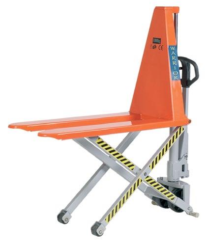80 Our Manual High Lift Pallet Truck is ideal for heavy duty applications as a combined pallet truck and lift table.