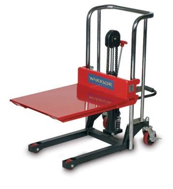 MATERIALS HANDLING EQUIPMENT Work Positioners Compact Lightweight and manoeuvrable WR200 with self sustaining winch WR100E with overload protection, maintainance free battery and built in charger