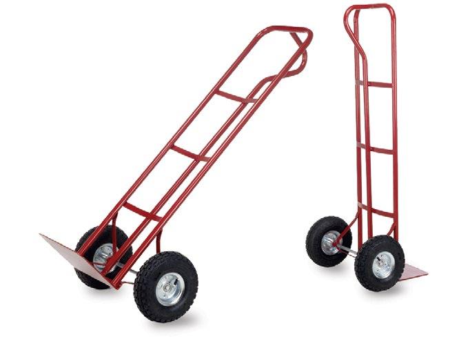 MATERIALS HANDLING Toptruck - Folding Foot Sack Truck This truck offers an open tubular frame with a folding footplate for