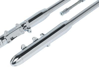 Lower Fork Sliders are designed to function in place of stock components and used with single or dual disc applications with an optional dual disc only bracket sold seperately ( except FLT).