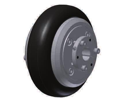 MASKAFLEX ELASTOMERIC TIRE TYPE MASKAFLEX Most suitable coupling for applications with shock loads, angular misalignment up to 4 and end float up to ¼".