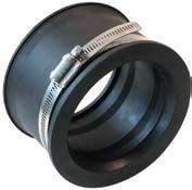 K-5 QwikSeal Connectors QS-4 Connects 4" SDR-35 Plain End Pipe Stub to 8" and