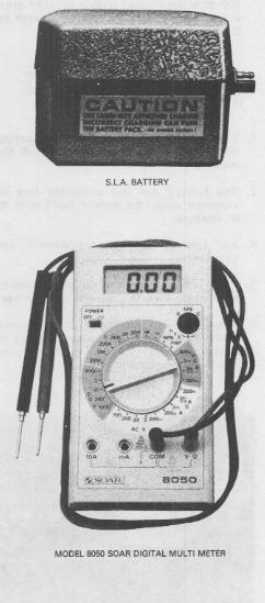SEALED LEAD ACID (S.L.A.) BATTERY WARRANTY Open circuit voltage (0.C.V.) of all batteries re ceived on warranty claims will be checked. If they register 11.