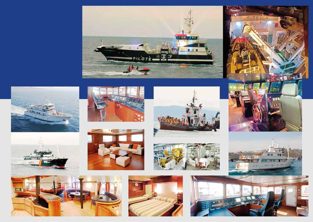 Miscellaneous - Dredgers. - Cruisers and yachts. - Long-length patrol vessels.