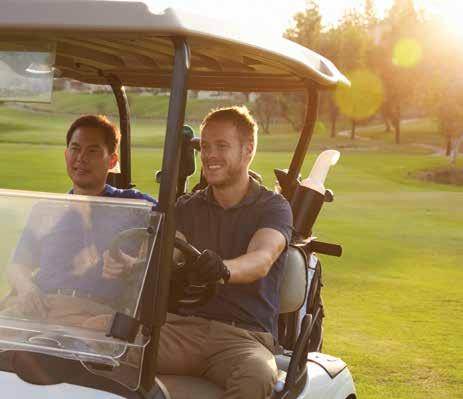 GOLF CART YOUR BEST GAME MOVE YET Cruising the golf course on a beautiful sunny day, getting to all 18 holes seamlessly scoring a perfect game,