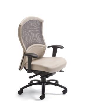 narrow upper back shell and special Thoracic Ridge Unique design reduces elbow interference with the chair back providing greater freedom of motion Three control