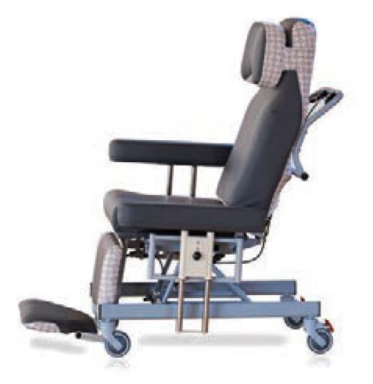 negative retraction Multi-positioning headrest - integral Adjustable seat -