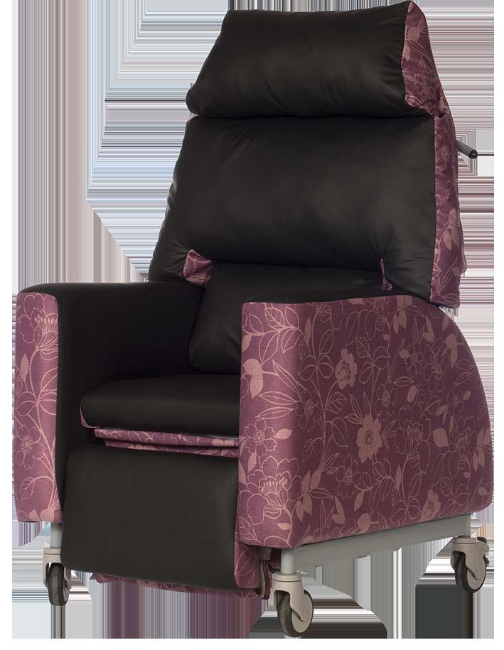 Includes Intelligent Air Cushion Tilt-in-Space positioning - gas action electrically powered Back angle recline - gas action electrically powered Legrest elevation - gas action electrically powered