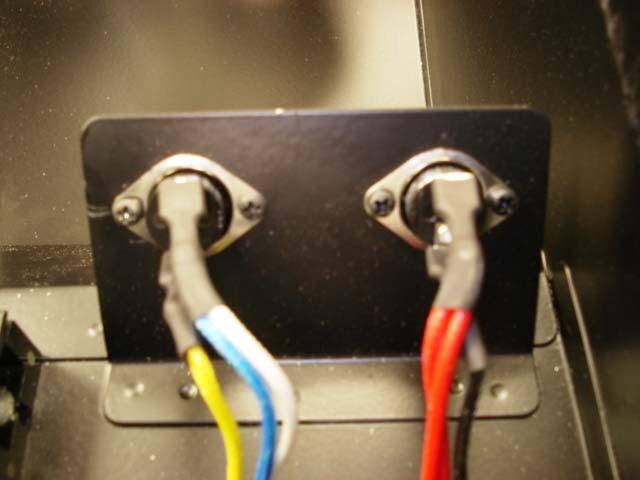 2. REPLACEMENT OF THE FAN LIMIT SWITCH: Make sure that the electricity is disconnected from the heater. Disconnect the terminals from the fan limit switch by pulling them off.
