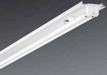 factories. Gear trays for T5 fluorescent lamps Sheet steel, white. Mounts to base unit through tool-free metal rotary latch, plasticcoated.