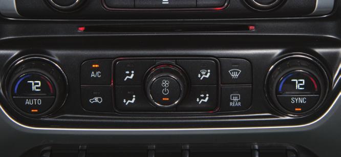 Automatic Climate Controls Driver s Temperature Control A/C Air Conditioning Control Vent Mode Fan Speed Control/On/Off Defog Mode Defrost Mode Passenger s Temperature Control Automatic Operation 1.