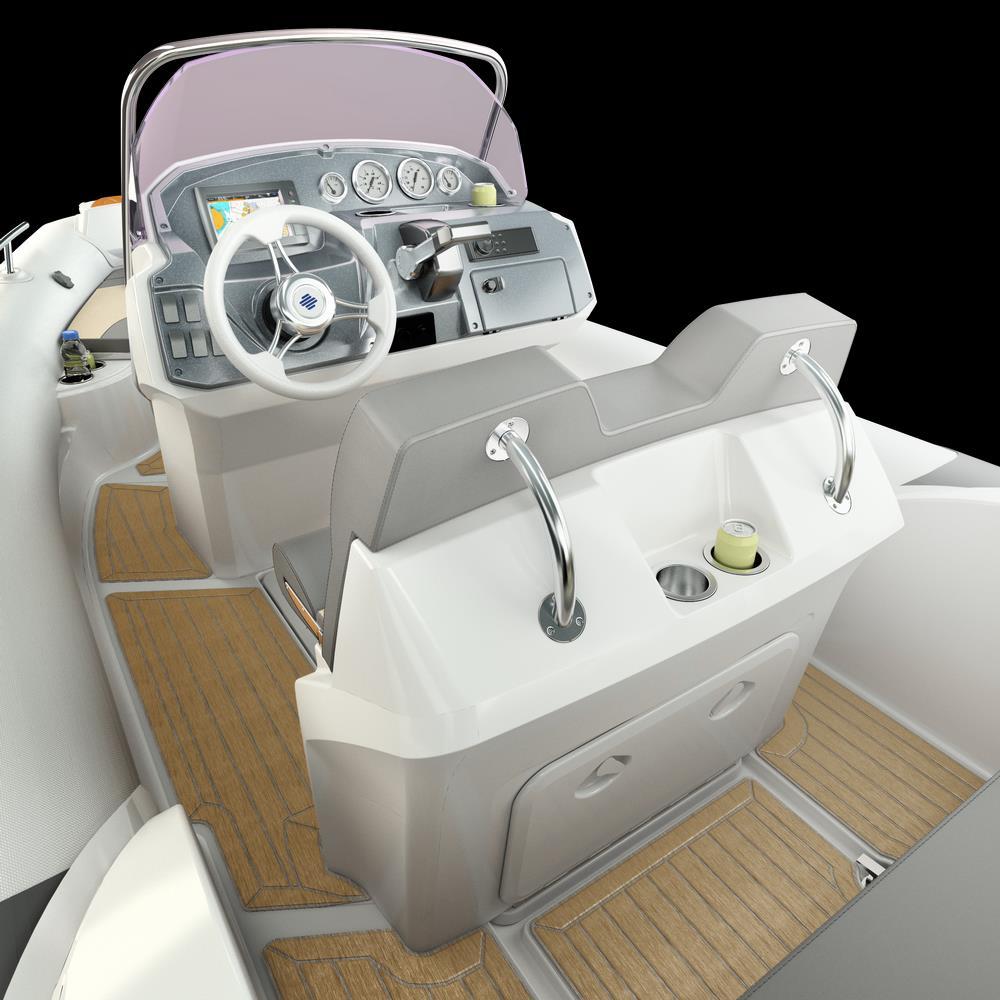 The Central Area The dashboard has plenty of space for a variety of instruments including speedometer, tachometer, fuel