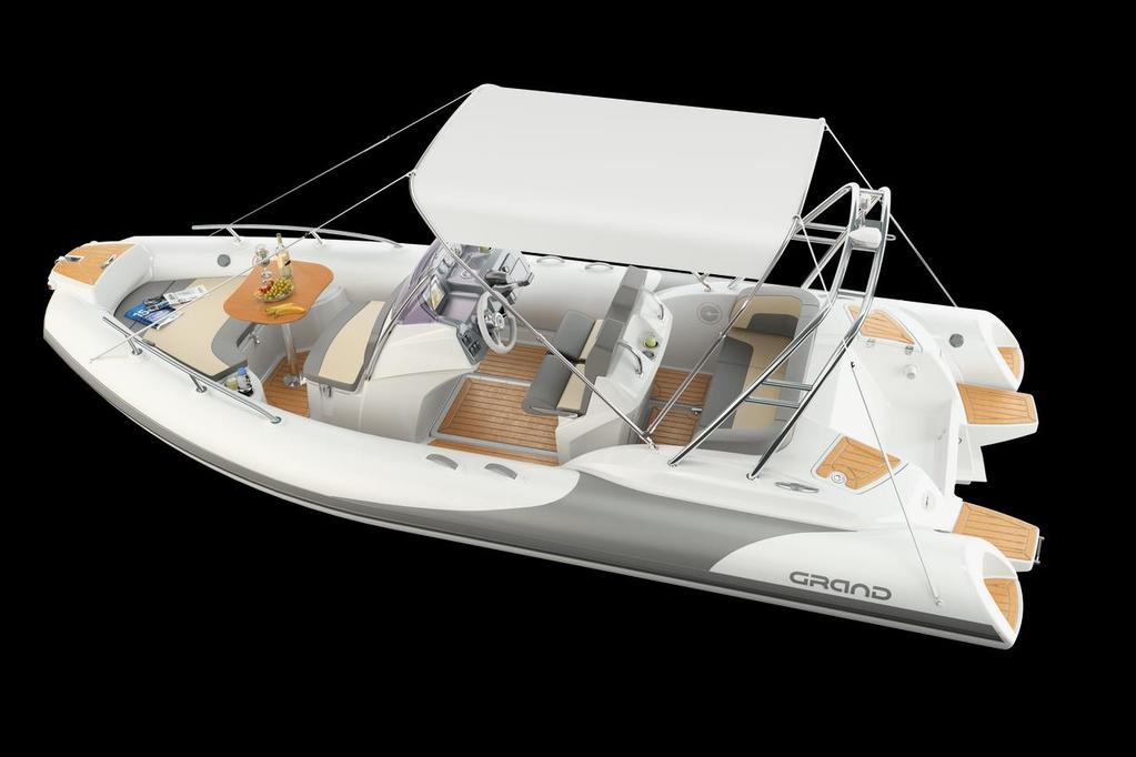 OPTIONAL EQUIPMENT The SeaDek antiskid flooring package will make your boat more comfortable, warm and safe, besides adding to its individuality.