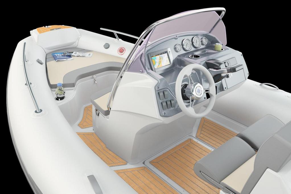 The Central Area Special attention has been paid to the ergonomically designed (CL-22) steering console especially with respect to seating, instrument panel and effective wind protection.