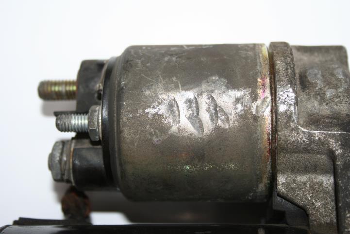 BROKEN / DAMAGED: Solenoid Body: STARTER MOTORS You will notice from the picture that the Solenoid Body is damaged.