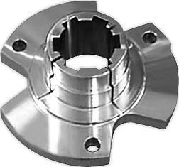 Splined Clamp Style Hubs For high positive engagement.