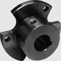 system accuracy. High Misalignments: Unlike traditional steel disc couplings, (which allow no parallel misalignment), the Zero-Max CD open arm single flex coupling allows up to 0.013" (0.