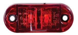 LED Amber 110-4401-4 - Three LED Red Bulk Std.