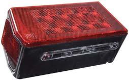 50 Patent Pending Sealed Polycarbonate Lens and Housing 283-4482 - Tail Light Kit - Fits Under 80 Application,