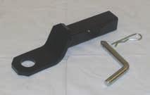 & a ½ thick tow loop 4533 3-Way 1 ¼ Receiver Bolts onto the frame with options for