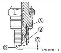 8. Stop the engine. Check the oil level (see Oil Level Inspection section). Air Filter Inspection and Replacement. Push machine to level surface. 2. Turn off LP cylinder and remove it.