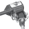 Figure 3 Release Latch Clip Hitch Pin 6. Attach the safety cables (or chains) and plug in your light wiring harness, according to the supplier s instructions.