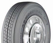 LONG HAUL TIRES SmartWay Verified Armorsteel LHD Long Haul Drive Tire Offering Enhanced Fuel Efficiency and Long Miles to Removal 26/32" tread depth balances fuel economy and mileage Large, stable