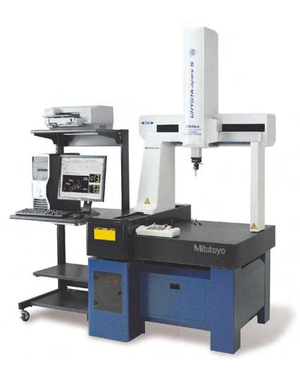 CRYSTA-APEX S500 Series Series 191 - Standard CNC CMM Designed and constructed using Mitutoyo's wealth of experience in CNC CMM technology, CRYSTA-APEX S features lightweight materials and an