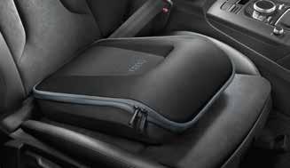 22 Comfort and protection 23 Wind deflectors Enhanced interior climate and pleasant circulating fresh air: The door wind deflectors for your Audi allow the vehicle