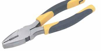 Tools/Accessories Cutting Pliers High Leverage, 8-Inch Diagonal Cutting Pliers, Angled Head Custom US-made tool steel. Induction hardened cutting knives for long life.