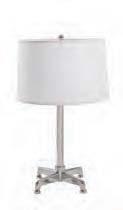 FLOOR LAMP* white/brushed silver 850708