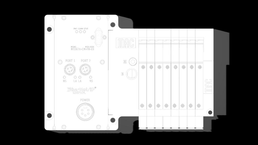(1) M-42023-01-08 42 Series MI/O-67 MAConnect Interface Adapter 4.