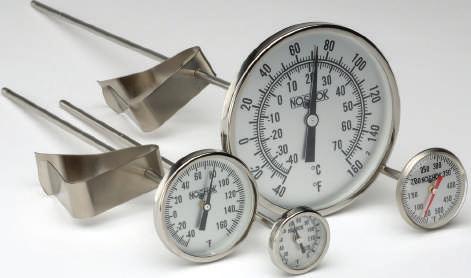 Dial Indicating Thermometers Bimetal, Testing and General Purpose with External Reset 350 Designed for general purpose testing applications, featuring a weather-resistant, tamper-proof case Pocket