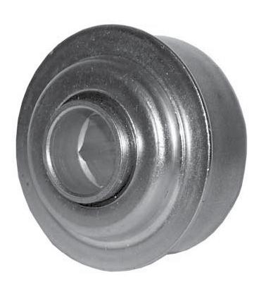 Regreasable bearings have a hole through the inner race that allows grease to be directed into the