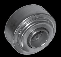 Unground (Non-precision) bearings are made of a stamped metal housing with very loose tolerances.