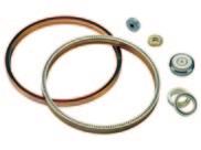 Parker designs and manufactures engineered elastomeric shapes, both homogeneous and inserted, for sealing systems and isolation applications.