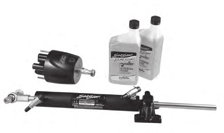 Steering - Inboard (Hydraulic) K COMpLETE SYSTEM System components sold separately. See application and ordering guides to select appropriate components. COMpONENTS SeaStar 1.