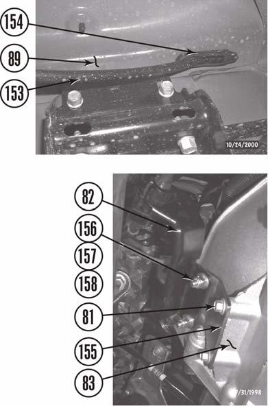 Install kit bracket (155) on transmission (83) with two bolts (81). c.