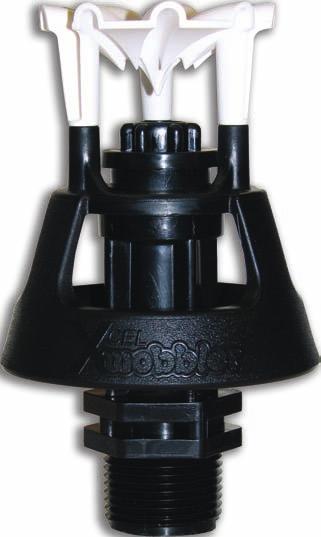 Inlet sizes 3/4" or 1/2" M NPT Flow rates: 0.78 to 6.