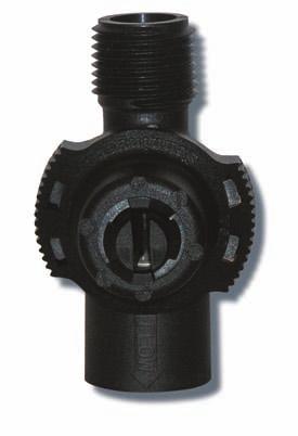 Senninger s new Drain Stop Plus is specifically designed for overhead irrigation to prevent draining from applicators when system is shut down.