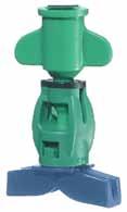 GREEN SPIN Non-drip inverted micro sprinkler Ideal for overhead irrigation in greenhouses STRUCTURE AND