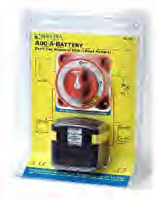 BATTERY SWITCHES MINI ADD-A-BATTERY KIT - 65A Simplifies switching and automates charging for a complete 65A, two battery bank solution for outboard powered boats. For alternators up to 65A.