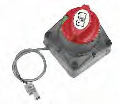 Designed to upgrade traditional post and lever type battery disconnect switches. Will fit in 7/8" hole through wall thickness of up to 3/4". Stud Size: 3/8" 700 2.75"L x 2.75"W x 4.25"D ORDER NO.