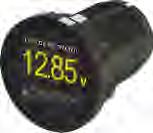 1833 DC VOLTMETER DIGITAL METERS MINI OLED DC VOLTMETER Monitors essential electrical system parameters on a bright, waterproof, daylight readable OLED screen Compact size enables mounting in any