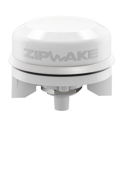 12 EXTERNAL GPS ANTENNA The Zipwake external GPS antenna is a 5Hz, 20-channel receiver with excellent reception that provides accurate and rapid vessel position and speed updates.