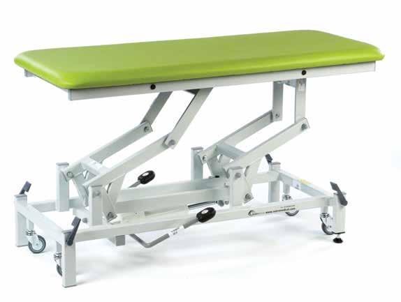 postural problems for support staff. Standard width. Wider models also available. All large models are 186cm long.